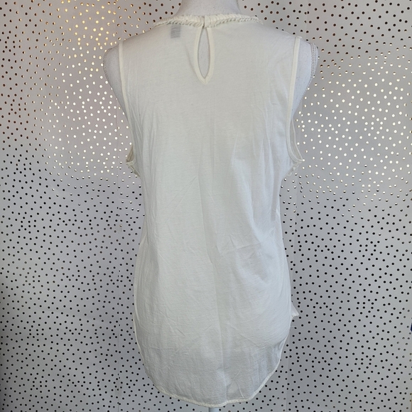 J. Crew Petal Tank Ivory Top - Picture 4 of 11